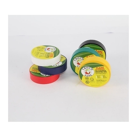 图片 Croco Tape PVC Electrical Insulating Tape (Yellow, Blue, Red, Green), CROCO-ETAPE