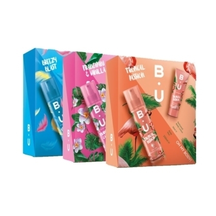 图片 B.U Body Mist and Body Lotion Gift Set (Breezy Blast, Frangipani & Vanilla, Tropical Passion), 8571035025