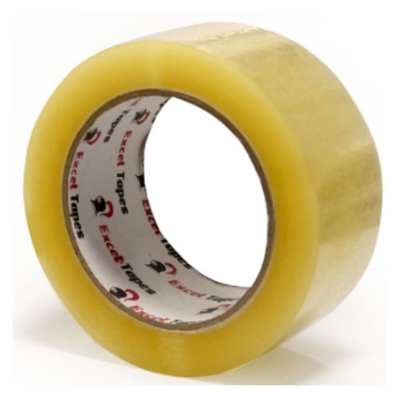Picture of Excel Packaging Tape 45 microns (48mm x 50m, 48mm x 100m) Clear/Tan, EXCELP.TAPE