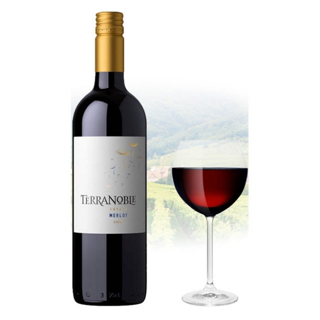 Picture of TerraNoble Estate Merlot Chilean Red Wine 750 ml, TERRANBOBLEMERLOT