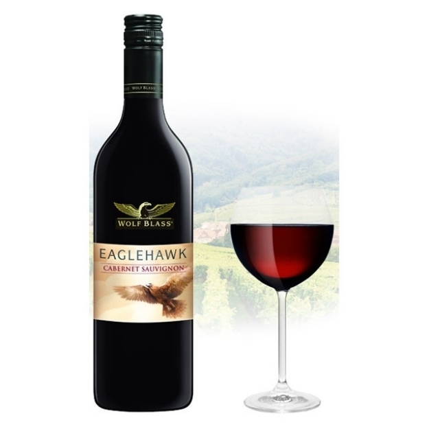 Picture of Wolf Blass Eaglehawk Cabernet Sauvignon Australian Red Wine 750 ml, WOLFBLASSCABERNET