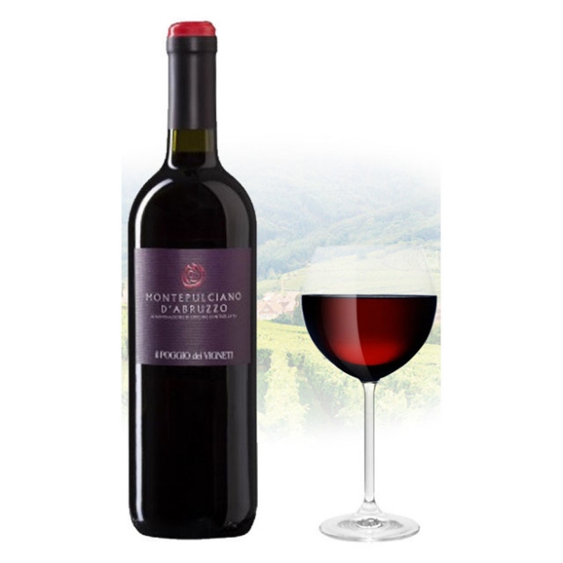 Picture of Il Poggio Montepulciano d'Abruzzo Italian Red Wine 750 ml, ILPOGIOD'ABRUZZO