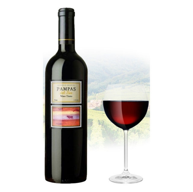 Picture of Pampas del sur Tinto Argentinian Red Wine 750 ml, PAMPASTINTO