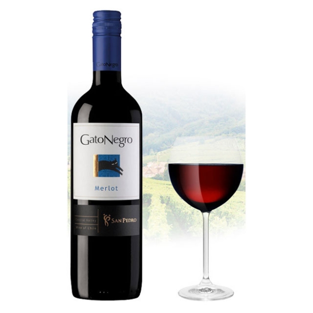Picture of Gato Negro Merlot Chilean Red Wine 750 ml, GATONEGROMERLOT