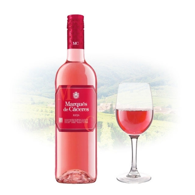 Picture of Marques de Cáceres Rioja Dry Rose Spanish Pink Wine 750 ml, MARQUESRIOJA