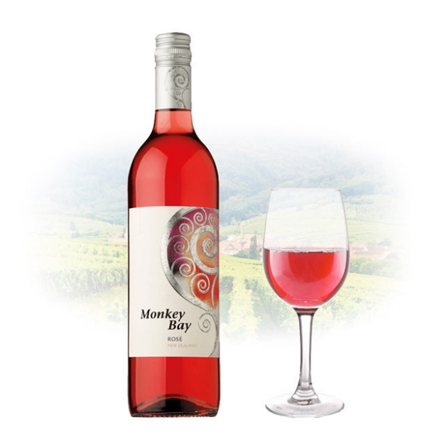 Picture of Monkey Bay Rose New Zealand Pink Wine 750 ml, MONKEYBAYROSE