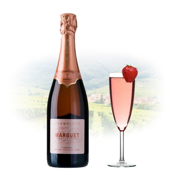 Picture of Marguet Brut Vintage 2009 Rose Grand Cru Champagne 750 ml, MARGUETROSEGRAND