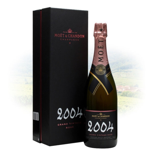 Picture of Moet & Chandon Grand Vintage Rose 2004 Champagne 750 ml, MOETGRANDROSE2004