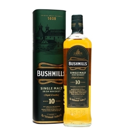 图片 Bushmills 10 Year Old Single Malt Irish Whiskey 700 ml, BUSHMILLS10