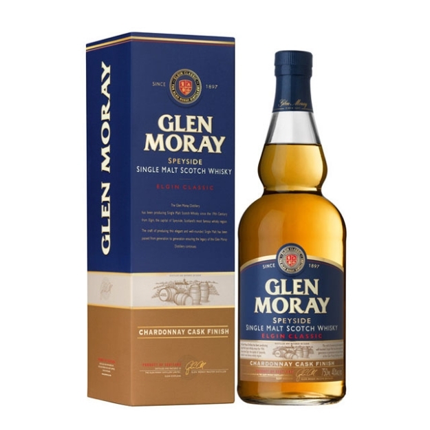 Picture of Glen Moray Chardonnay Finish Single Malt Scotch Whisky 700 ml, GLENMORAYFINISH