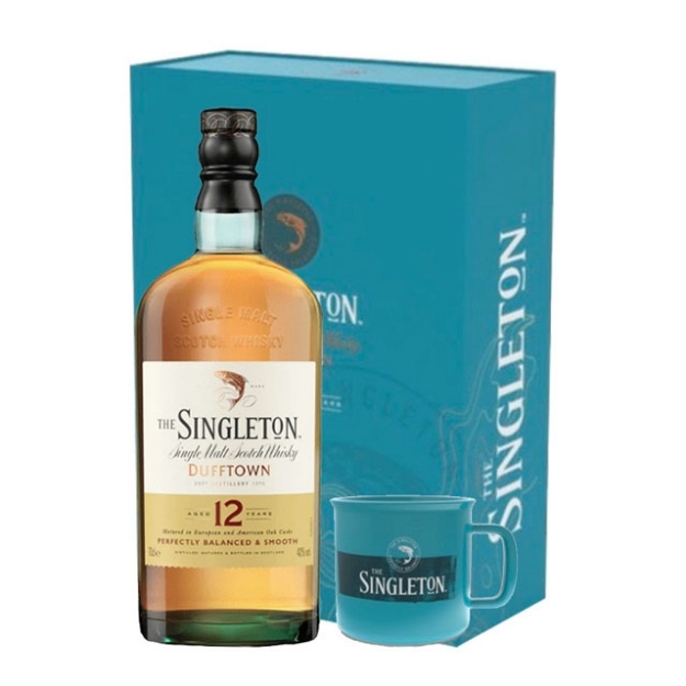 Picture of The Singleton Dufftown 12 Year Old Gift Pack Single Malt Scotch Whisky 700 ml, THESINGLETON12GIFTPACK