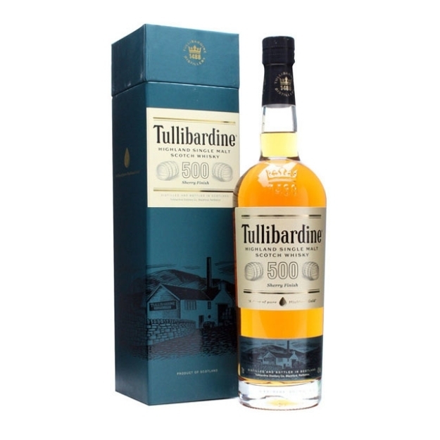 Picture of Tullibardine 500 Sherry Finish Single Malt Scotch Whisky 700 ml, TULLIBARDINE500