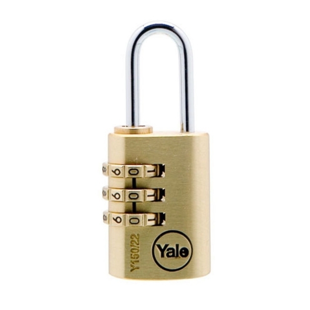 Picture of Yale Padlock Solid Brass 20mm Combination, YLHV68820