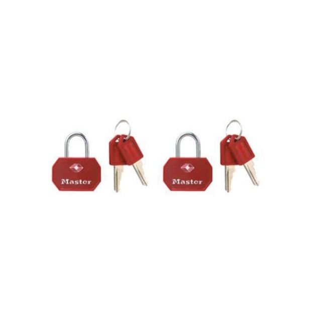 Picture of Master Lock Padlock Metal 35mm with Cover Blue and Red 2KA, MSP4681TBLR