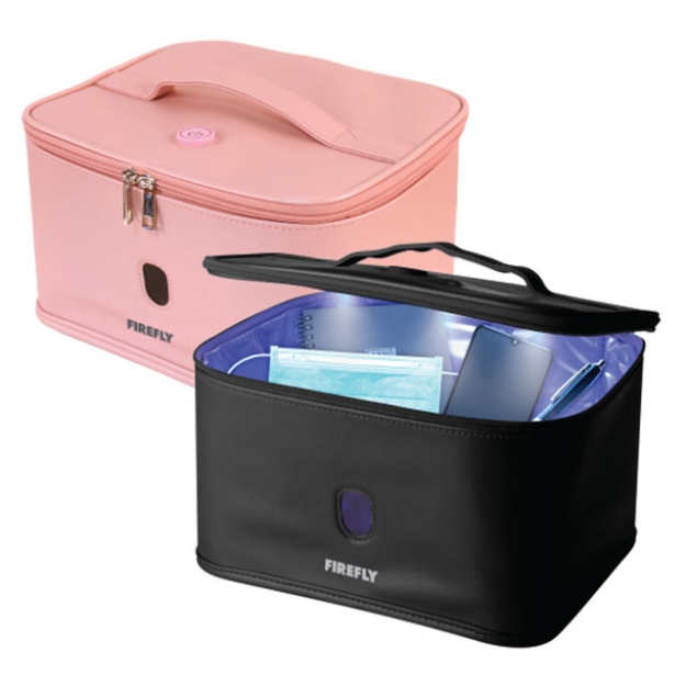 图片  UV Sterilizer Bag with Auto Shut-Off Safety Feature (Black, Pink), FYL401BK