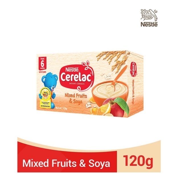 Picture of Nestle Cerelac Mixed Fruits and Soya 120g, CER02