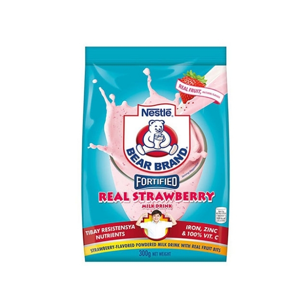Picture of Nestle Bearbrand Fortified Strawberry Powdered Milk Drink 300g, BEARBRANDSTRAWBERRY