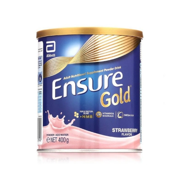 Picture of Ensure Gold HMB Strawberry 400g, ENSURESTRAWBERRY