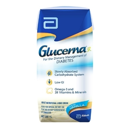 图片 Glucerna SR Liquid Vanilla Tetra 200ml, GLUCERNATETRA