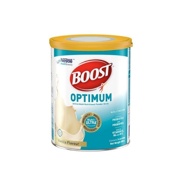 Picture of Nestle Boost Optimum Vanilla Adult Milk Powder 800g, NESTLEBOOST800