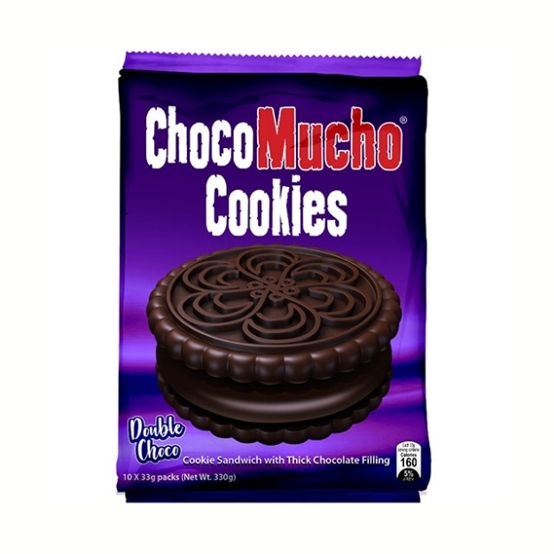 Picture of Choco Mucho Cookie Sandwich Chocolate 33g 10 packs, CHO22