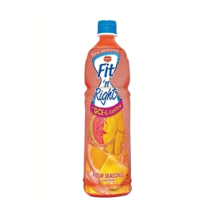 图片 Del Monte Fit 'n Right Juice (Four Seasons, Pineapple Orange, Pineapple) 1 L, DEL16