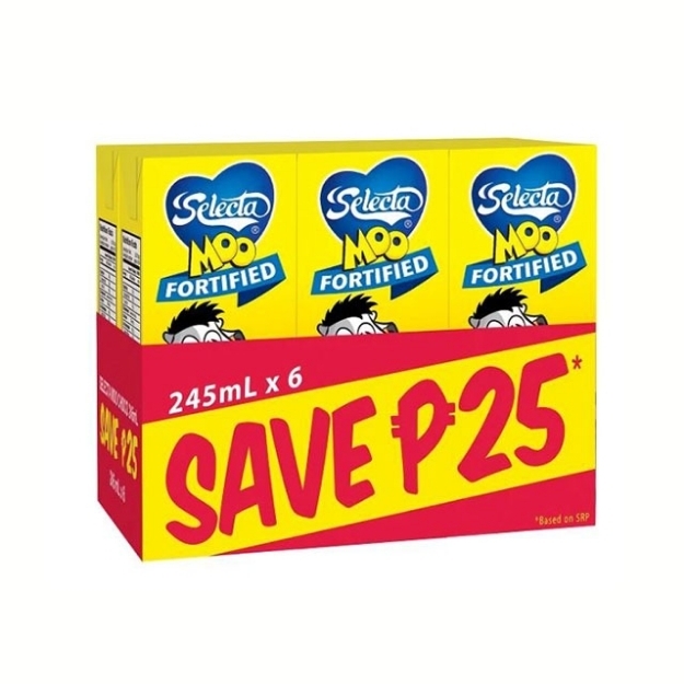 Picture of Selecta Moo Milk Chocolate 245 ml 6 pcs, SEL06A