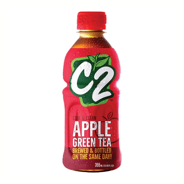 Picture of C2 Cool and Clean Green Tea 355 ml (Apple, Lemon, Green Tea), C2C03