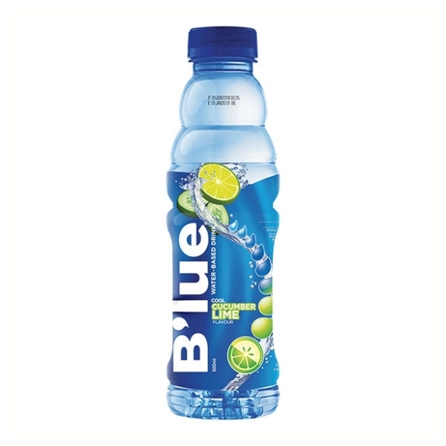 Picture of B'lue Drink 500 ml (Cool Cucumber Lime, Enlivening Orange, Inspiring Calamansi, Peppy Lychee, Perky Pear), BLU21