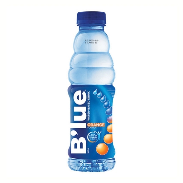 Picture of B'lue Drink 500 ml (Cool Cucumber Lime, Enlivening Orange, Inspiring Calamansi, Peppy Lychee, Perky Pear), BLU21