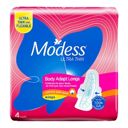图片 Modess Body  Adapt Longs Ultra  Thin 4's, MOD31