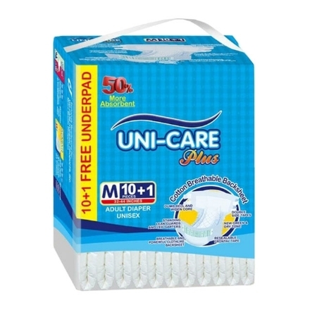 图片 Uni-Care Adult Diaper Plus (Medium) 10+1, UNI13A
