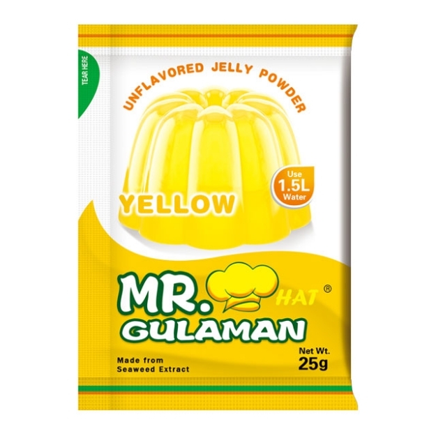 Picture of Mr. Hat Gulaman Powder Yellow 10's (25g), MRH03
