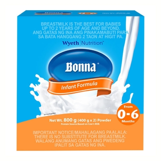 Picture of Wyeth Bonna Infant Milk Box (150g, 180g, 350g, 800g, 1.2 kg, 2 kg), BON92