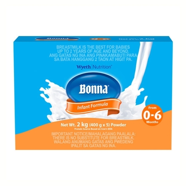 Picture of Wyeth Bonna Infant Milk Box (150g, 180g, 350g, 800g, 1.2 kg, 2 kg), BON92