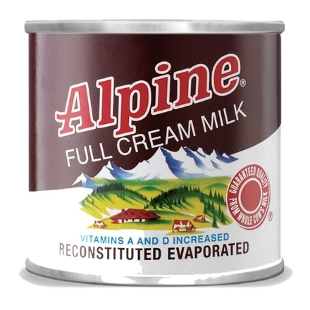 图片 Alpine Full Cream Evaporated Milk 154ml, ALP106