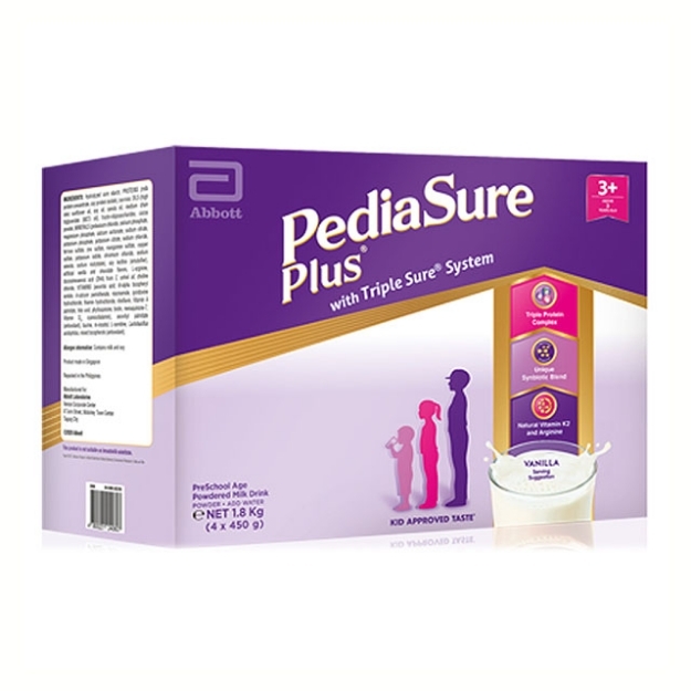 Picture of Pediasure Plus Milk Vanilla (400g, 900g, 1.8 kg), PED13