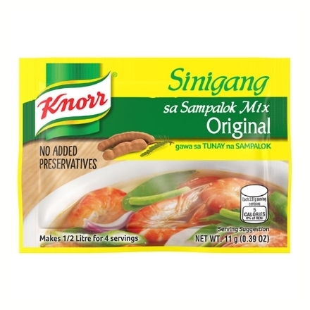 图片 Knorr Sinigang Mix 11g (Original, Isda, Gabi), KNO86