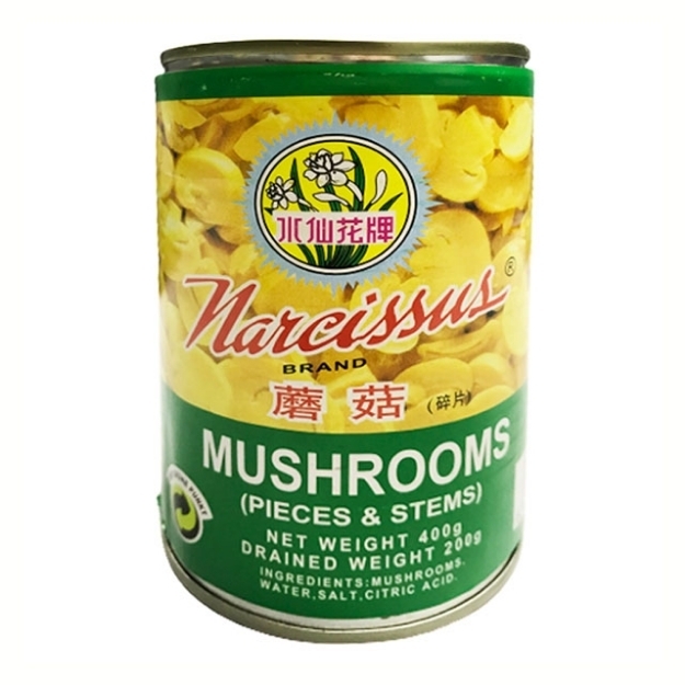 Picture of Narcissus Mushroom Pieces and Stems 400g, NAR02