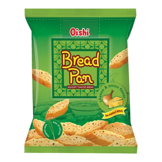 Picture of Oishi Bread Pan 24g (Butter Toast, Cheese & Onion, Garlic, White Cheddar), OIS78