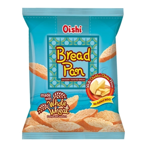 Picture of Oishi Bread Pan 24g (Butter Toast, Cheese & Onion, Garlic, White Cheddar), OIS78