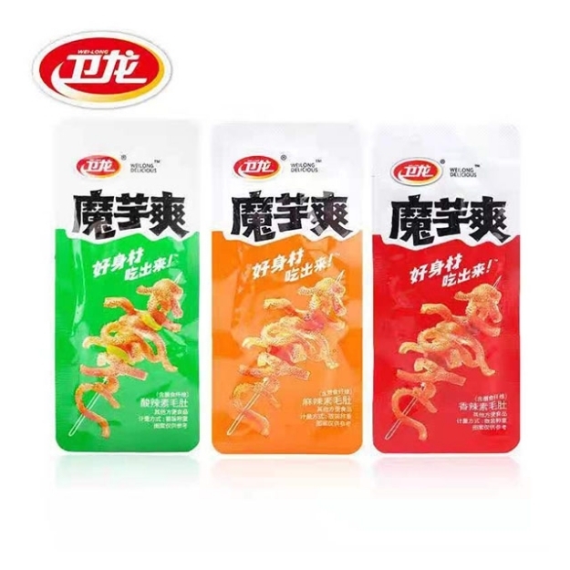 Picture of Weilong Gluttonous Konjac (Hot and Sour, hemp Spicy, Spicy) 18g,1 pack,1*60 pack