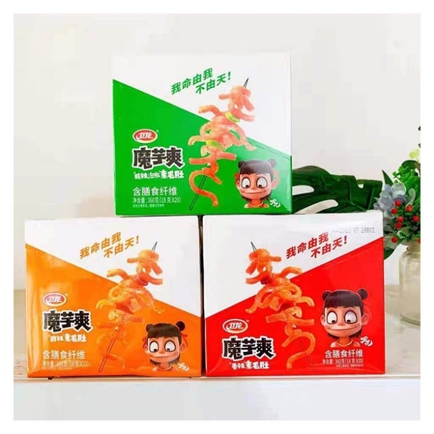 Picture of Weilong Gluttonous Konjac (Hot and Sour, hemp Spicy, Spicy) 18g,1 pack,1*60 pack