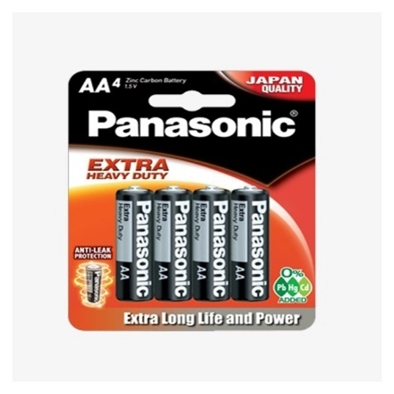图片 Panasonic R6NPT Extra Heavy Duty Manganese Batteries, R6NPT