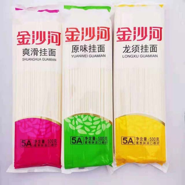 Picture of Jinshahe dried noodles (Original flavor, Dragon Beard, Smooth) 500g,1 pack, 1*20 pack
