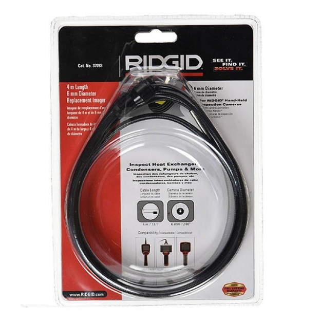 Ridgid 6-mm Imager Head Accessory with 4-meter Cable