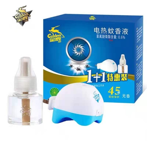 Picture of Goldeer Electric Mosquito Repellent Liquid + Base 1+1 Special Pack C120,1 box, 1*30 box