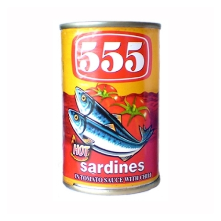 Picture of 555 Sardines in Tomato Sauce with Chili 155g