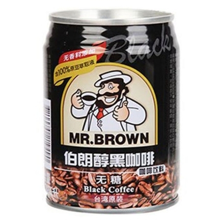 图片  Mr. Brown 酒精黑咖啡无糖 240ml