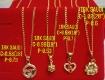 Picture of 18K Saudi Gold Necklace with Pendant, Chain 0.98g, Pendant 0.53g, Size 18", 2805N4